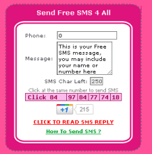 Cara Mengirim SMS Gratis freesms4u