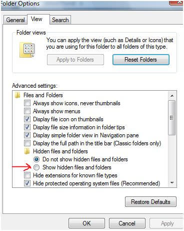 Cara Menampilkan Hidden Files