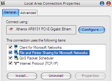Mengaktifkan File Printer Sharing di LAN