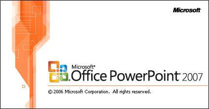 Microsoft PowerPoint Splash Screen