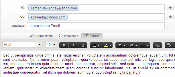 Yahoo Mail - Email Fields