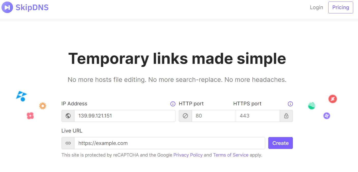 Skip DNS Untuk Preview Website